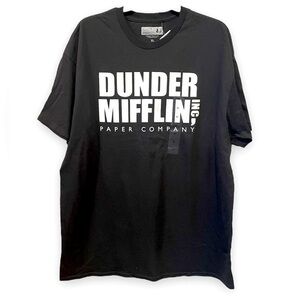 Dunder Mifflin T-Shirt, Black, Men’s XL